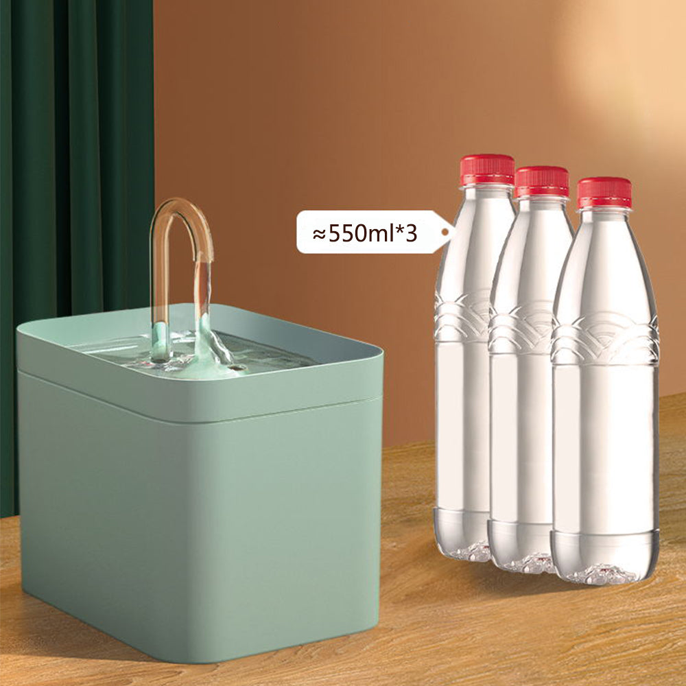 Automatic Cat Water Fountain Auto Filter USB Electric Mute Cat Drinker Bowl 1.5L Recirculate Filtring Drinker For Cats Pet Water Dispenser - 4 - CJ
