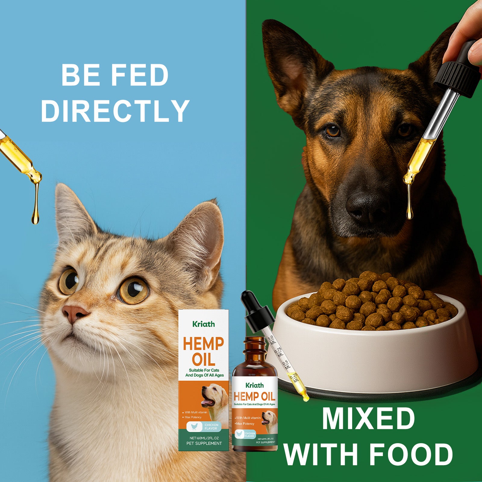 Cat And Dog Hemp Seed Oil Vitality Drops - 0 - CJ