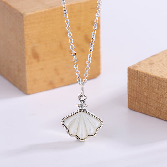 Pure Silver Jewelry Light Luxury Little Bellies Pure Silver Necklace Female - 4 - CJ