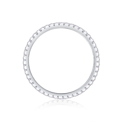 1Square Diamond Arrangement, Double Array Diamonds, Luxury Fashion Moissanite Silver Ring Prohibit TikTok sales - 5 - CJ