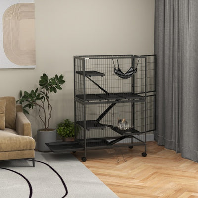 5 Tiers Of Small Animal Cages, Ferret Cages, Large Chinchilla Cages With Hammock Fittings And Heavy Duty Wires - 5 - CJ