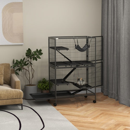 5 Tiers Of Small Animal Cages, Ferret Cages, Large Chinchilla Cages With Hammock Fittings And Heavy Duty Wires - 5 - CJ