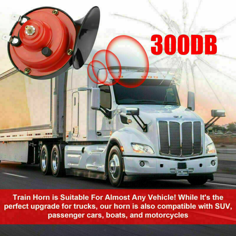 12V 300DB Super Loud Train Horn Waterproof For Motorcycle Car Truck SUV Boat US - 5 - cjdropshipping