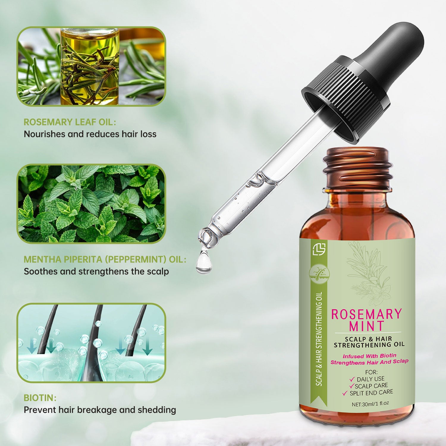 Rosemary Mint Essential Oil - 5 - CJ