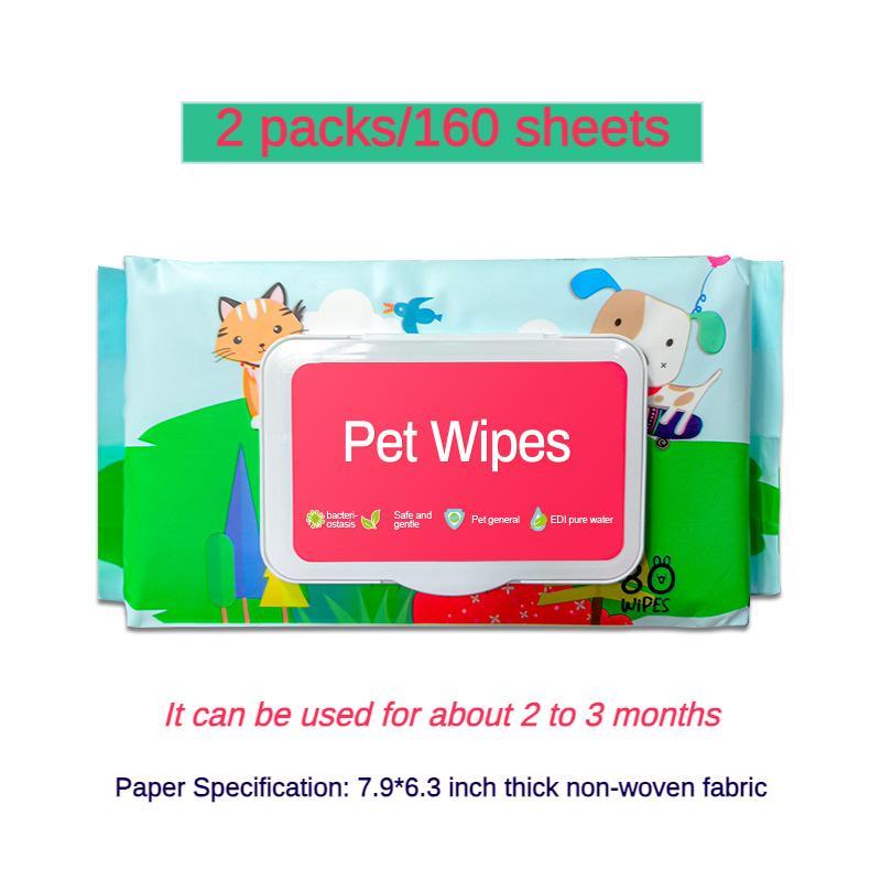 Dog And Cat Wet Wipes, Fragrance Free, Plant.based  SKIP THE BATH Gentle Cleansing AndDeodorizing,Hypoallergenic, Wipes For PawsEars, Fur, Eye Ducts And Butt - 5 - CJ
