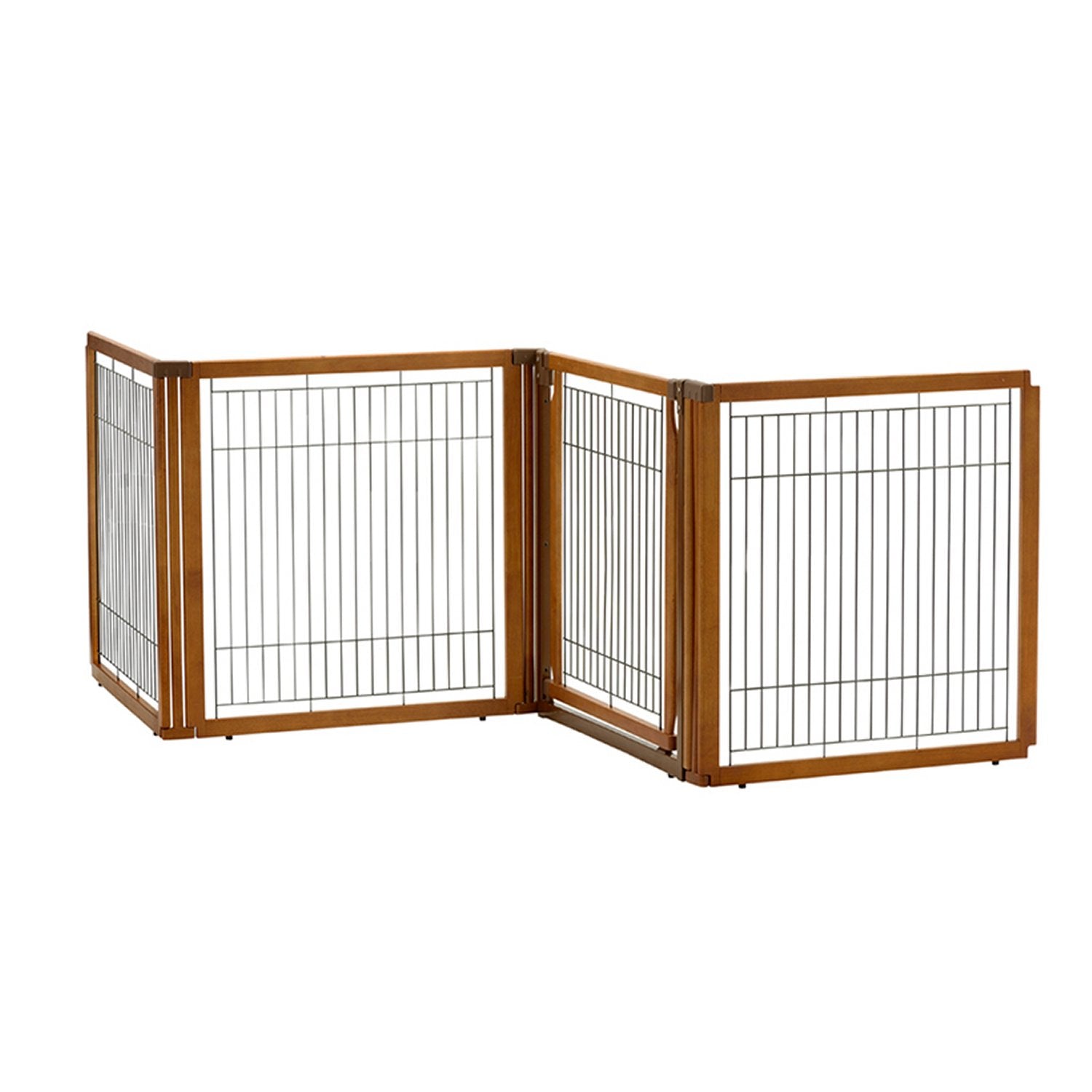 Convertible Elite 4 Panel Pet Gate - Autumn Matte