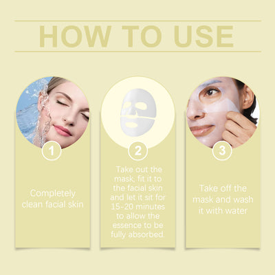 EELHOE  Niacin Vitamin C Whitening Mask (Bag) Hydrating, Moisturizing And Nourishing Skin Daily Skin Care And Beauty Mask - 5 - CJ