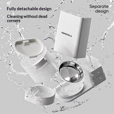 Wireless Thermostatic Cat Water Dispenser With 2 - in - 1 Drinking Feature - 0 - CJ