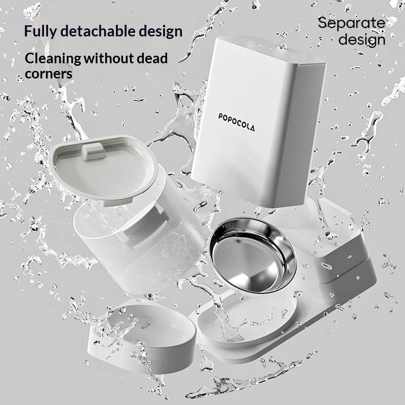 Wireless Thermostatic Cat Water Dispenser With 2 - in - 1 Drinking Feature - 0 - CJ