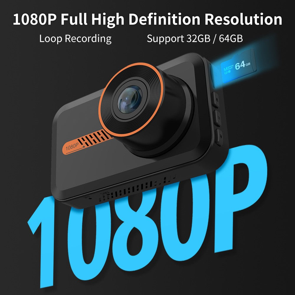 Dash Cam Front And Rear Car Camera Dual Dashcam 1080P FHD - 0 - CJ