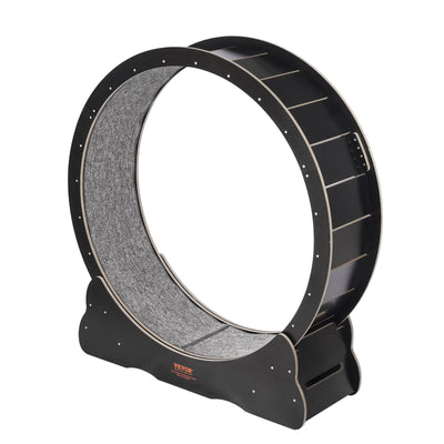 Cat Exercise Wheel 43.3' Large Cat Treadmill Wheel For Indoor Cats Black - 5 - CJ