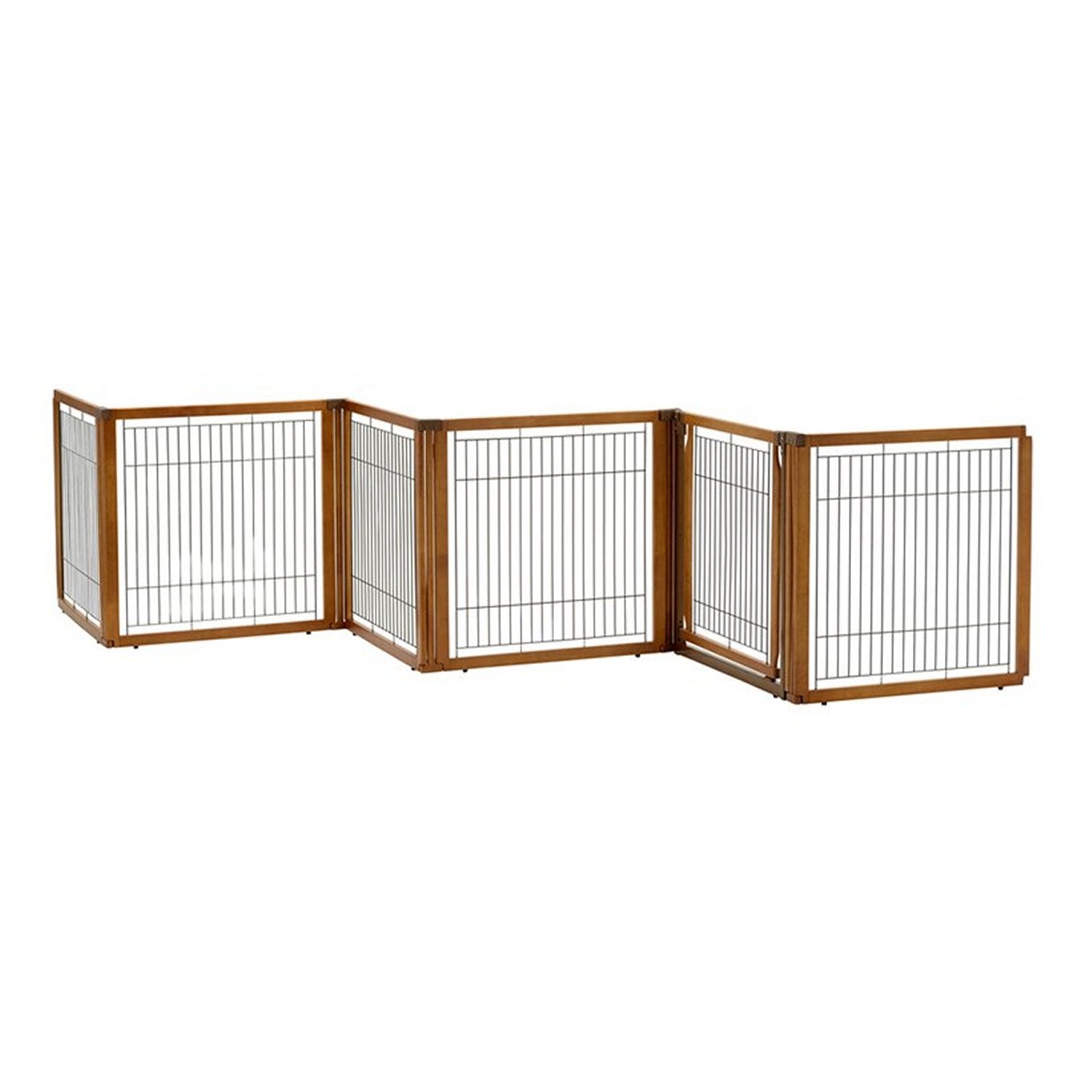 Convertible Elite 6 Panel Pet Gate - Autumn Matte