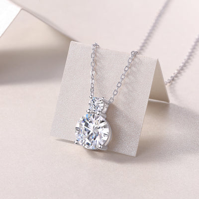 1Jazz Manor - A Fashionable And Luxurious Diamond Jewelry Piece Set With 3 - carat Moissanite S925 Sterling Silver And Platinum - plated Pendant Prohibit TikTok sales - 5 - cj