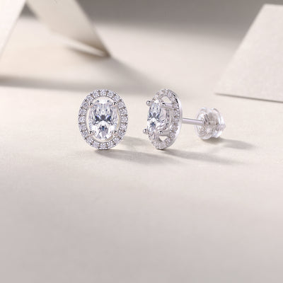 1Phantom Night - Fashionable And Luxurious Diamond Jewelry Set With Moissanite S925 Sterling Silver And Platinum - plated Stud Earrings Prohibit TikTok sales - 5 - CJ