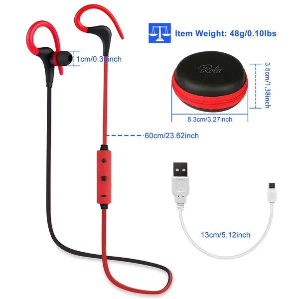 Wireless Headsets V4.1 Sport In - Ear Stereo Headphones Sweat - proof - 5 - CJ