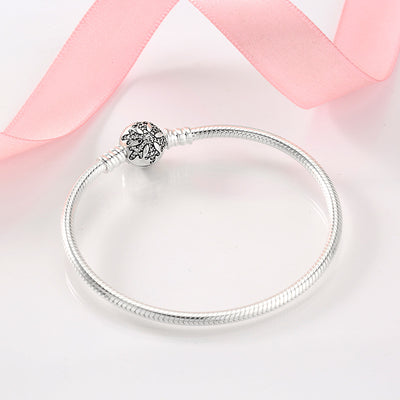 Women's Bracelet S925 Sterling Silver 3mm Suitable Beaded Pendant Accessories Diamond Inlaid All Kinds Of Button Heads Diy Basic Snake Bone Chain - 4 - https://x.com/titan_prim62775J