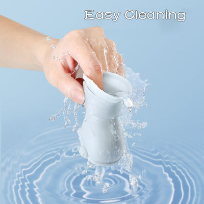 Dog Rain Boots 4Pcs Pet Dog Puppy Warm Waterproof Silicone Non - Slip Rain Boots Footwear Shoes Dog Cat Pet Toy Dog Rain Boots  Dog Rain Shoes, Cat Rain Boots, Waterproof Foot Cover, Soft Bottom Shoes - 5 - CJ