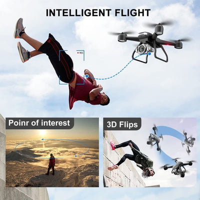 V14 Professional Drone 6K HD Dual Camera Wifi FPV Portable RC Quadcopter 2 BATTERY,Drones Suitable For Adults & Beginners.Logistics Is Randomly Sent By UPS,USPS,Self - pickup. - 5 - CJ