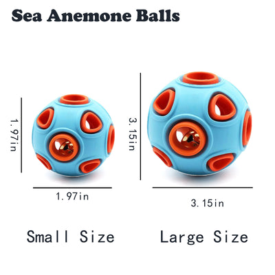 Dog Rubber Ball With Bell Sound, 2 - Pack, Interactive Pet Chew Toy For Puppies And Small Dogs.Please Note That Both Items Shipped Are Intended As Bells And Do Not Include Lights. - 5 - CJ