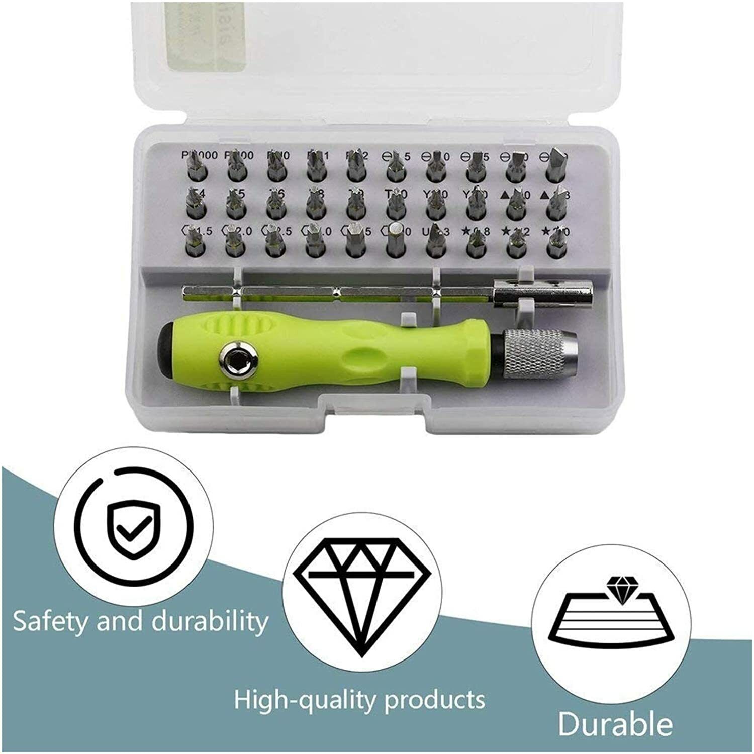 32 IN 1 Small Magnetic Screwdriver Set Torx Driver Professional Repair Tool Kit - 5 - CJ