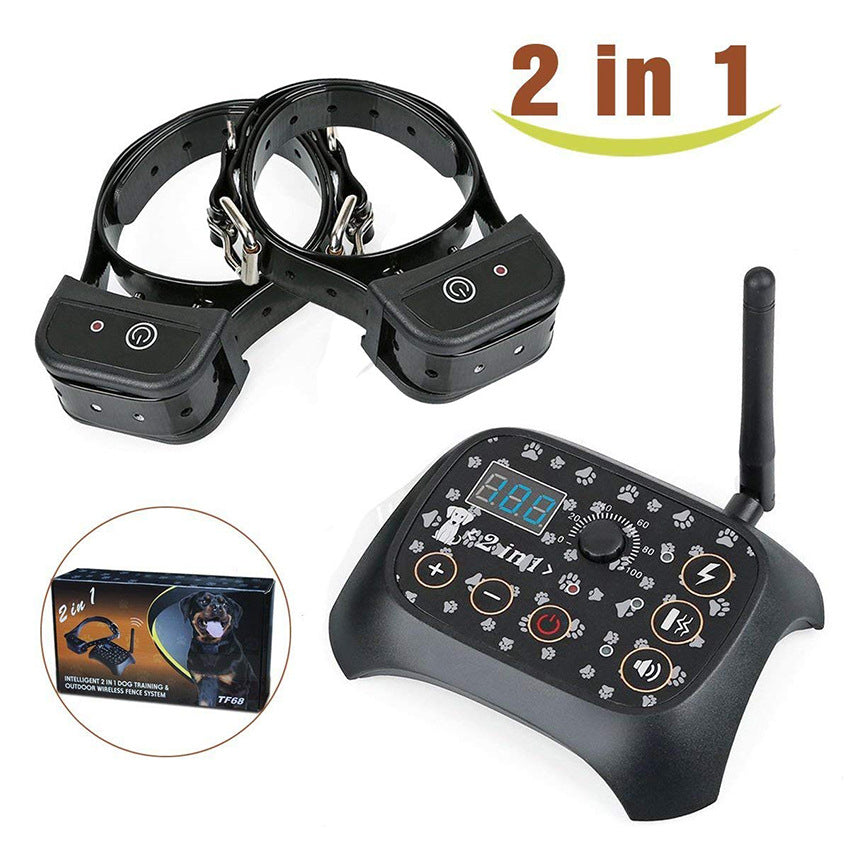 Automatic Remote Control Dog Trainer Pet Wireless Fence - 0 - CJ