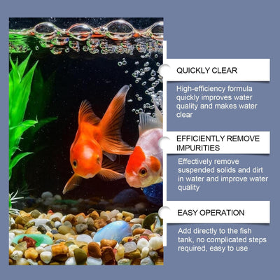 Yebang Fish Tank Water Clarifier Aquarium Water Clarifier Household Fish Tank Decontamination Cleaner - 5 - CJ