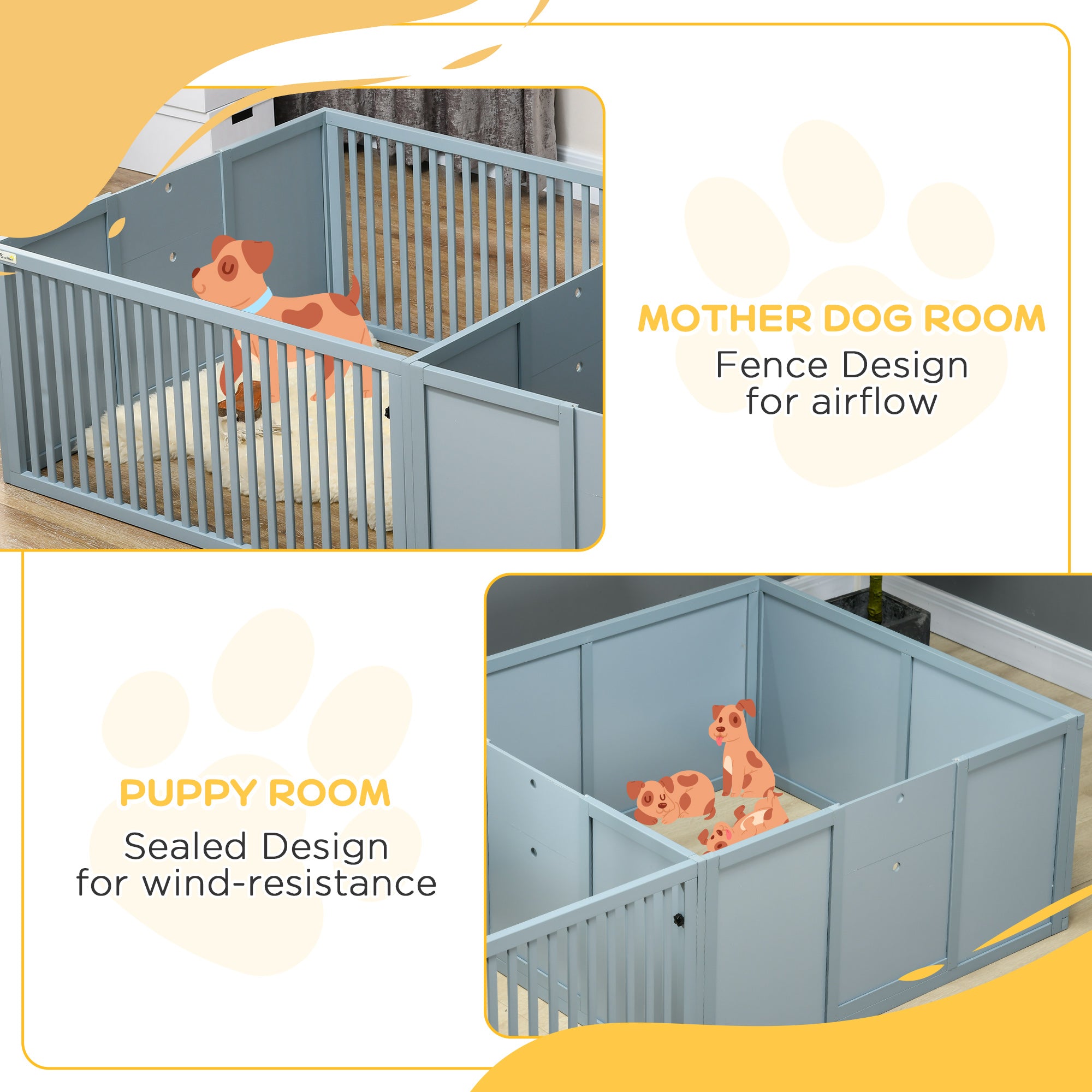 Dog Egg Crates For Mothers, Newborn Puppy Supplies And Essentials Built Comfortably - 5 - CJ