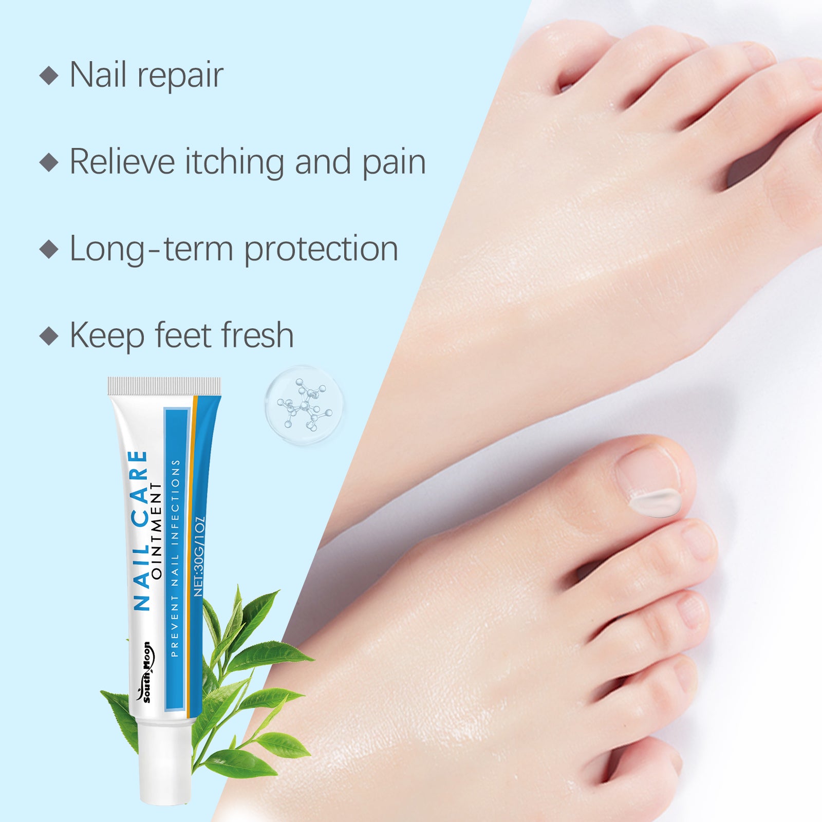 South Moon Nail Care Cream, Pamper And Nourish Your Nails With A Gentle Cleansing Soft Nail Care Cream - 5 - CJ