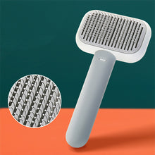 New Pet Cat Dog Hair Brush Hair Massage Comb Open - Knot Brush Grooming Cleaning Tool Stainless Steel Comb - 0 - CJ - Grey - 1PCS - CJGY173967401AZ