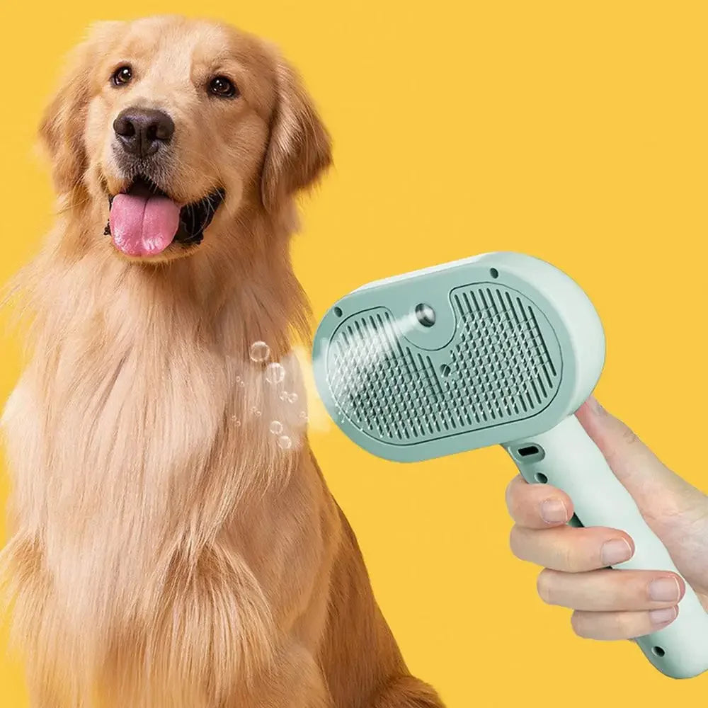 Pets Spray Hair Comb Pet Hair Remover Cleaning Brush Cats Grooming Dog Accessories Tools Dematting Water Mist Humidifier Comb Pet Supplies - 0 - CJ