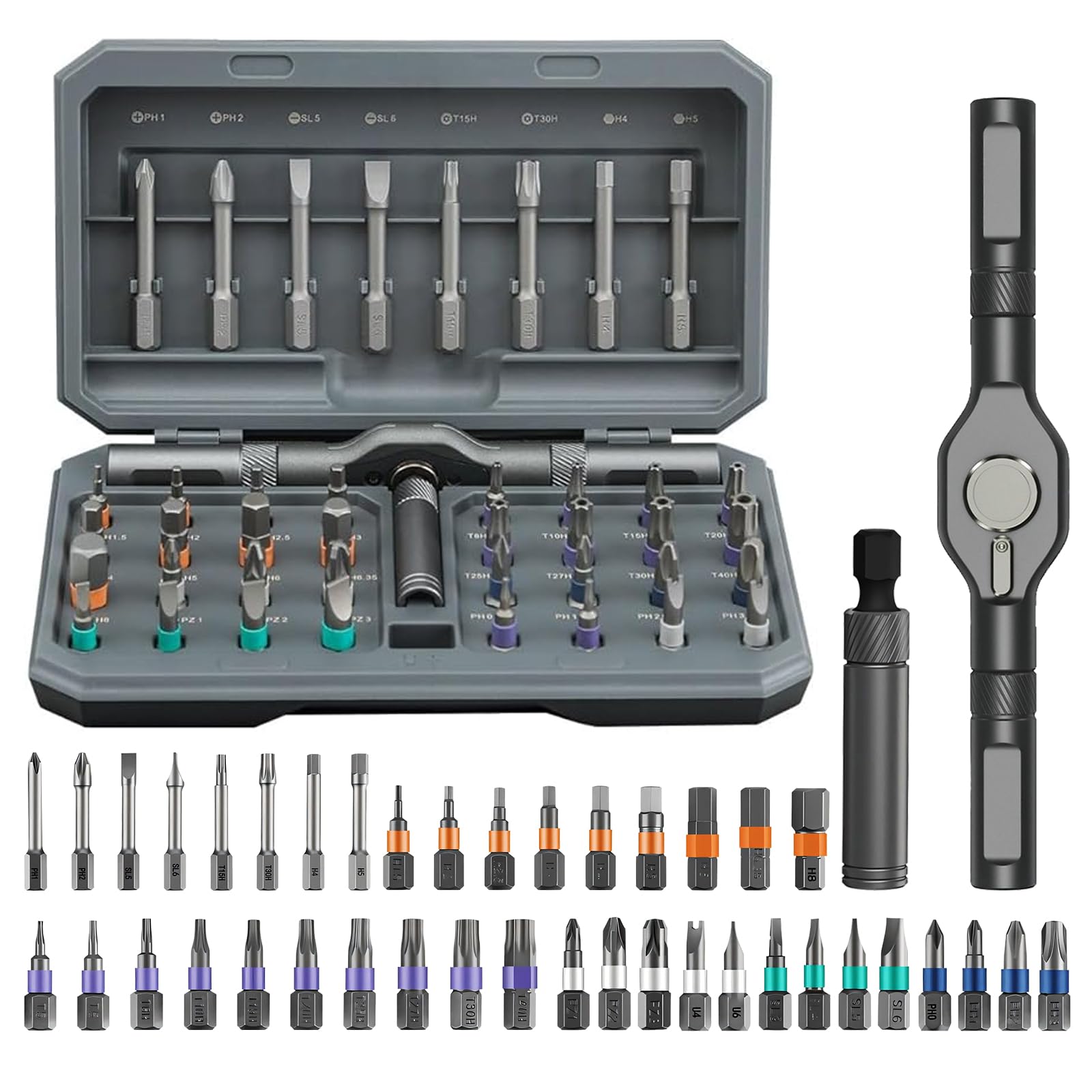 42 Pieces Of Magnetic Screwdrivers - 5 - CJ