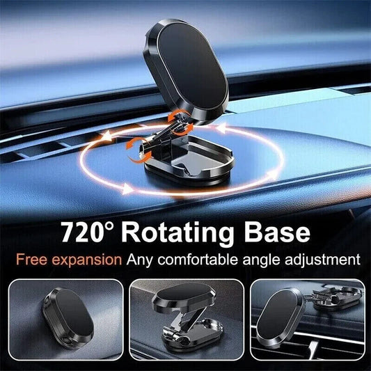 Magnetic Phone Holder For Car, Dashboard Car Phone Holder Mount Magnetic Stainless Steel Car Phone Holder - Dashboard Mount, Water - resistant, Rotatable - 5 - CJ