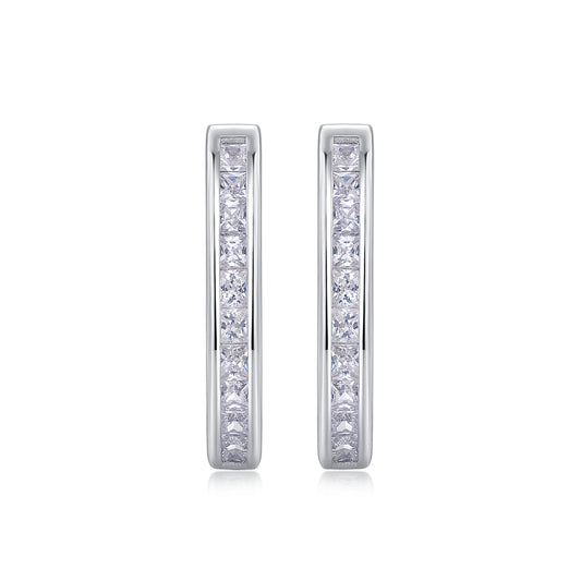 1Touch Tenderness - Fashionable And Luxurious Diamond Jewelry Earrings Set With Moissanite S925 Sterling Silver And Platinum - plated Stud Earrings Prohibit TikTok sales - 5 - cjdropshipping