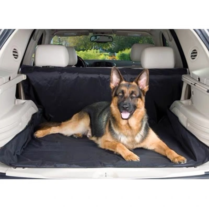 Extra Large Car Cushion, Portable Protective Pad With 4 Handles, Foldable Travel Gadget, Interior Dirt - resistant Mat, Waterproof, Universal For Dogs In The Back Seat. - 5 - CJ