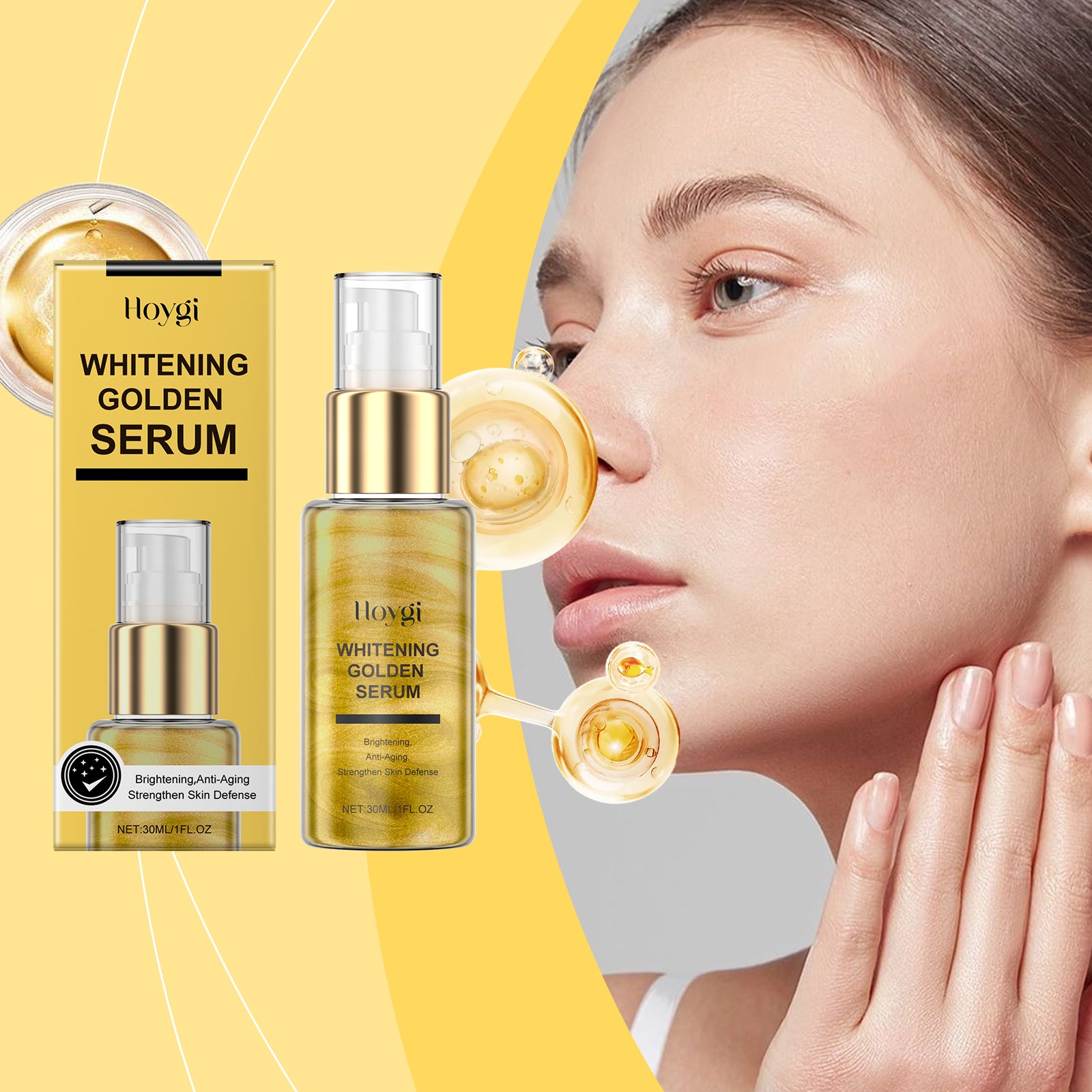 Hoygi Gold Skin Care Essence, Gently Hydrates And Nourishes Skin - 5 - CJ