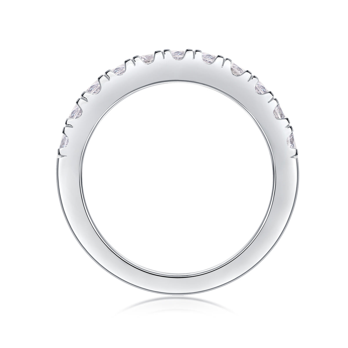 1Parallel World Diamond Ring Luxury Fashion Set Moissanite Silver Ring Prohibit Tk Sales - 5 - CJ
