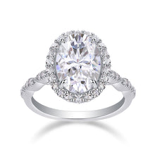 1Bright Moon - A Fashionable Diamond Jewelry Piece Set With Moissanite S925 Sterling Silver And Platinum - plated Diamond Ring Prohibit TikTok sales - 5 - CJ