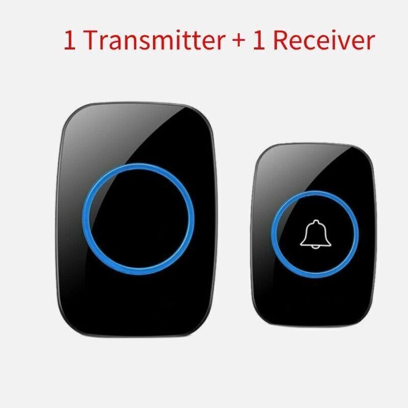 Style A 1 - on - 1 Black Doorbell - 5 - CJ