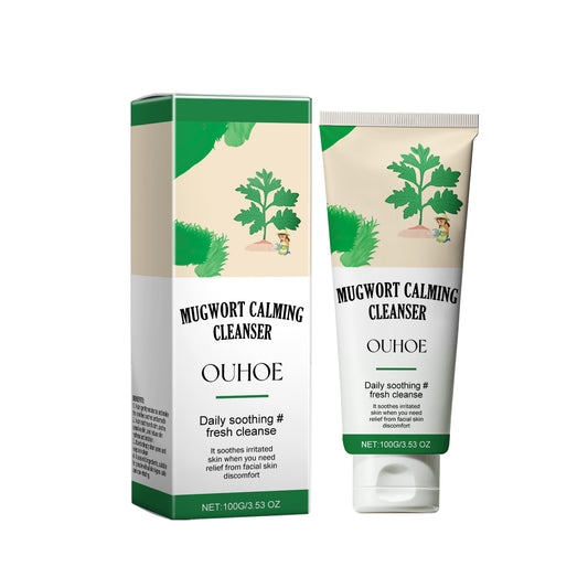OUHOE Mugwort Calming Cleanser, Hydrating And Moisturizing Deep Clear Pores Balance Oil Moisturizing Cleanser - 5 - CJ
