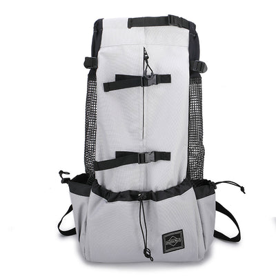 Pet Dog Carrier Bag Carrier For Dogs Backpack Out Double Shoulder Portable Travel Backpack Outdoor Dog Carrier Bag Travel - 0 - CJ - Grey - S - CJJJCWGY02426 - Grey - S