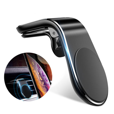 Car Magnet Magnetic Air Vent Mount Holder Magnetic Car Phone Holder Stand 360 Metal Car Air Vent Magnet Stand In Car GPS Mount Holder - 5 - cjdropshipping