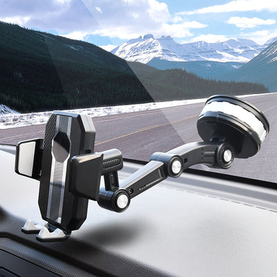 Suction Cup Fixed Rotary Adjustment Car Mobile Phone Holder - 0 - CJ