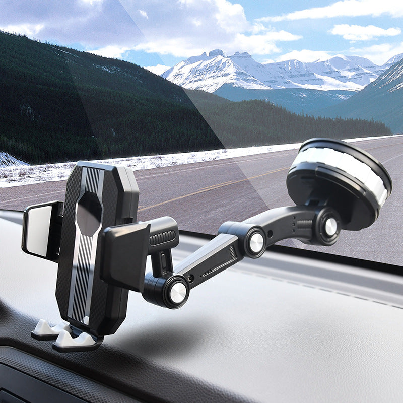 Suction Cup Fixed Rotary Adjustment Car Mobile Phone Holder - 0 - CJ