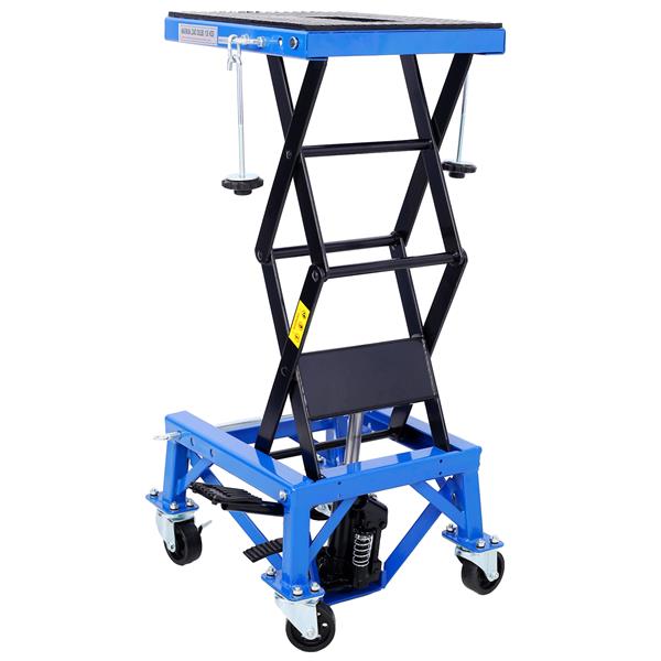 300 Pound Hydraulic Motorcycle Scissor Jack Lifting Foot Wheel Suitable For Small Off - road Vehicles, Blue, Prohibited PlatformTemu - 5 - cjdropshipping