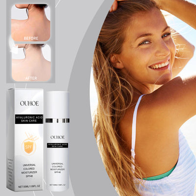 OUHOE Hyaluronic Acid Skin Care, Outdoor Uv Protection Multi - Functional Isolation Skin Gentle Moisturizing Protective Cream - 5 - CJ