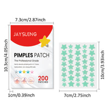 Jaysuing Star Colored Acne Stickers Repair Acne Pits & Marks Fade Acne Spots Blemishes Cover Acne Pimples - 5 - CJ
