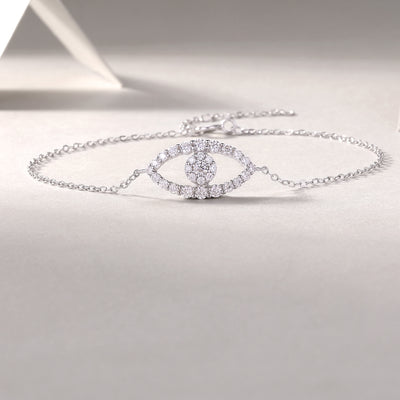 1Wishing Elf Luxury Fashion Mosan Diamond S925 Silver Bracelet Prohibit TikTok sales - 5 - CJ