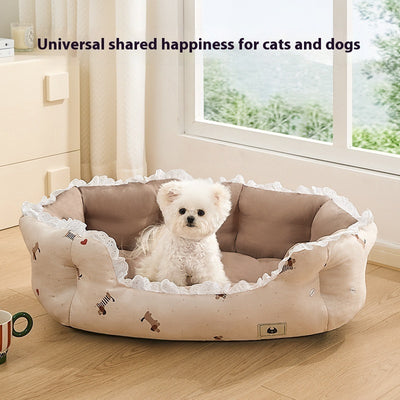 Semi - enclosed Pet Kennel For Small Dogs In All Seasons Of Summer - 0 - CJ