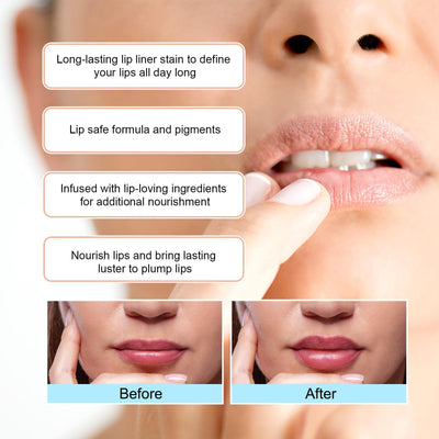 Ouhoufeng Lip Line Natural Lip Color Anti - peeling Lip Primer - 5 - CJ