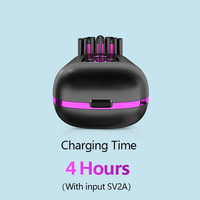 USB Wireless Household Electric Hair Straightening Comb For Both Straightening And Curling Without Damaging Hair - 5 - CJ